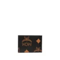 MCM Maxi Visetos-print bi-fold money-clip wallet - Black