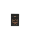 MCM Aren Maxi Visetos money-clip cardholder - Black
