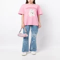 b+ab graphic-print cotton T-shirt - Pink