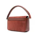 Casadei C-Chain leather shoulder bag - Brown