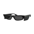 Burberry Eyewear Palmer logo-arm sunglasses - Black