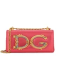 Dolce & Gabbana DG Girls leather shoulder bag - Pink
