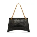 Balenciaga Crush leather shoulder bag - Black
