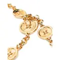Moschino logo-charm chain necklace - Gold
