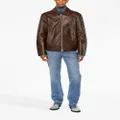 Diesel L-Hudson leather jacket - Brown