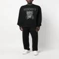 Moschino Teddy Bear organic cotton sweatshirt - Black