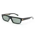 Dunhill rectangle-frame tinted sunglasses - Black