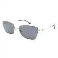 Jimmy Choo Eyewear Vellas square-frame sunglasses - Gold