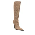 Versace Versace Allover knee-high boots - Neutrals