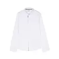 BOSS Kidswear long-sleeve button-up shirt - White
