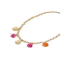 Marni flower-motif charm necklace - Gold
