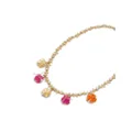 Marni flower-motif charm necklace - Gold