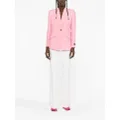 Versace Allover-jacquard wool blazer - Pink