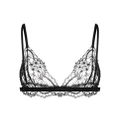 Dolce & Gabbana Chantilly-lace triangle bra - Black
