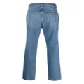 Moschino Leo Teddy-print straight-leg jeans - Blue