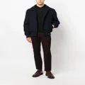 Brunello Cucinelli notched-collar wool jacket - Blue