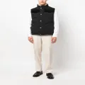 Brunello Cucinelli high-neck padded vest - Black