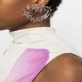 Hugo Kreit Spiky Heart transparent earrings - Neutrals