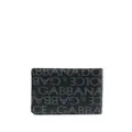 Dolce & Gabbana logo jacquard bi-fold wallet - Black