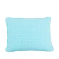 Versace Seashell Baroque double-face cushion - Blue