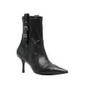 Stuart Weitzman Stuart Maverick 85mm leather boots - Black
