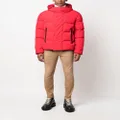 Dsquared2 funnel-neck hooded puffer jacket