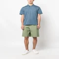 Canali short-sleeve cotton polo shirt - Blue
