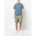 Canali short-sleeve cotton polo shirt - Blue