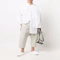 Rick Owens cropped drop-crotch trousers - Grey