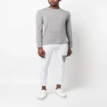 Thom Browne round-neck knit jumper - Grey
