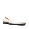Jil Sander pointed-toe leather loafers - White