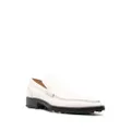 Jil Sander pointed-toe leather loafers - White