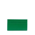 Dolce & Gabbana logo-embossed leather cardholder - Green