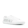 Versace La Greca logo-print sneakers - White