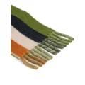Marni intarsia-knit logo scarf - Green