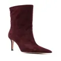 Gianvito Rossi Riccas 90mm leather boots - Red