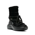 Vic Matie ankle-length quilted snow boots - Black