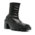Vic Matie 110mm chunky leather boots - Black