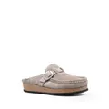 Birkenstock Coin shearling-lined mules - Grey