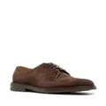 Brunello Cucinelli lace-up suede derby shoes - Brown
