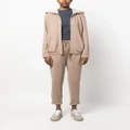 Brunello Cucinelli turn-up track pants - Brown