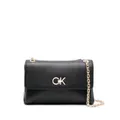 Calvin Klein logo plaque tote bag - Black