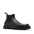 Versace Greca Portico leather Chelsea boots - Black