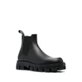 Versace Greca Portico leather Chelsea boots - Black