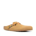 Birkenstock Boston corduroy leather slippers - Neutrals