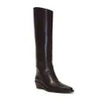 Proenza Schouler Bronco leather tall boots - Black