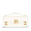 Balmain logo-plaque shoulder bag - White