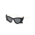 Gucci Eyewear acetate cat-eye sunglasses - Black
