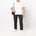 SANDRO straight-leg tailored wool trousers - Grey