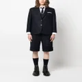 Thom Browne side-stripe tailored shorts - Blue
